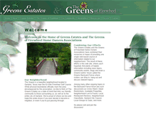 Tablet Screenshot of greensestates.org
